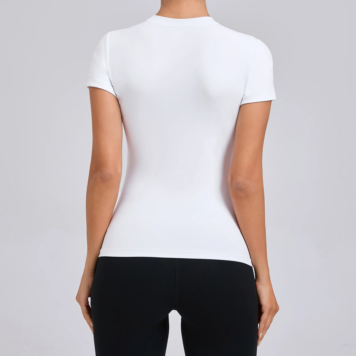 Women Top Yoga Shirts Quick Dry Running Tops Tights Push Up Workout Gym Clothes Short Sleeve Fitness Sports T-Shirts